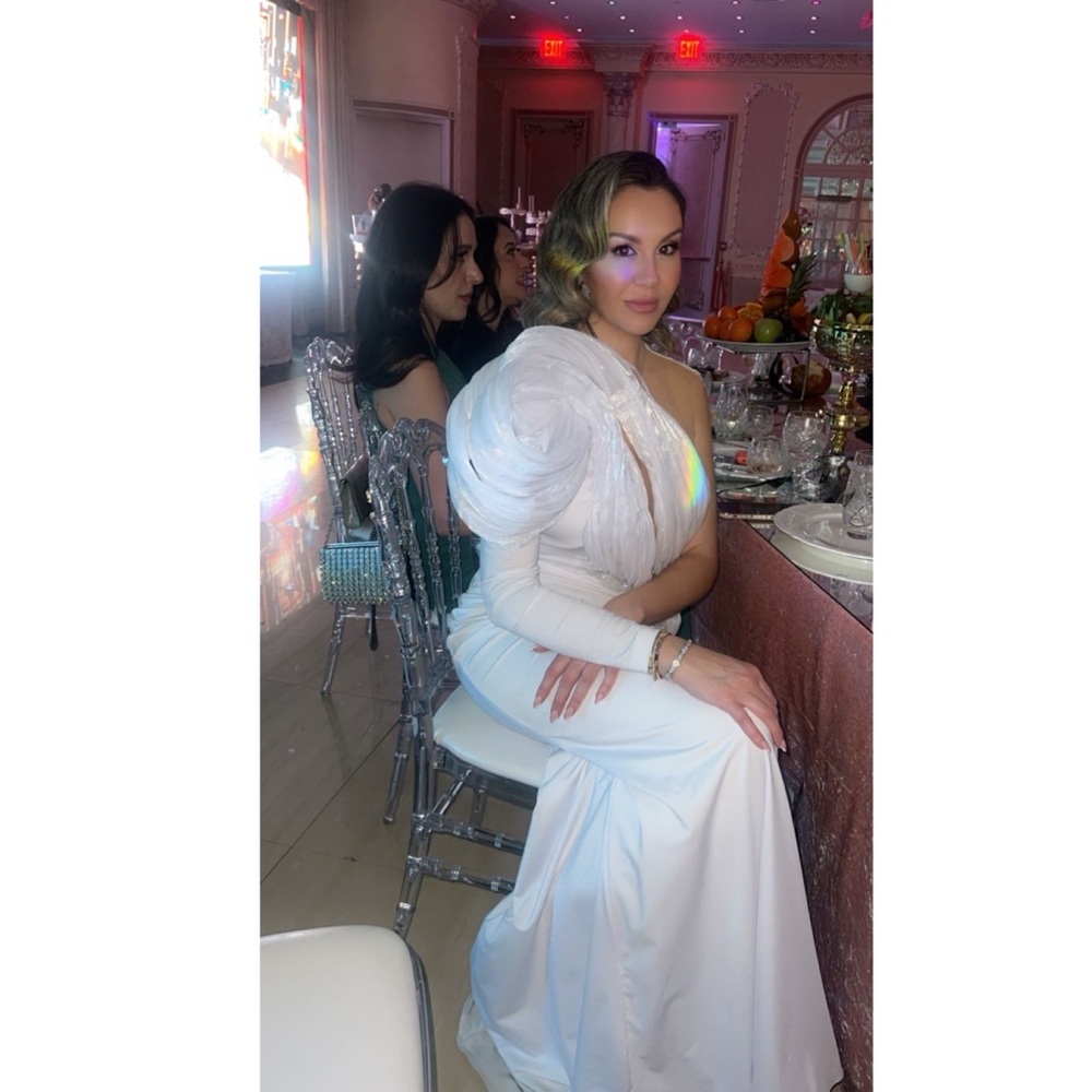 White gown